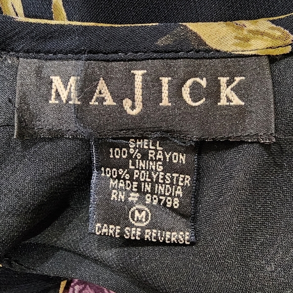 Vintage Y2K Maxi Dress Dark Floral Beading Drape Neck Bodycon Scoop Back size M - Picture 8 of 11